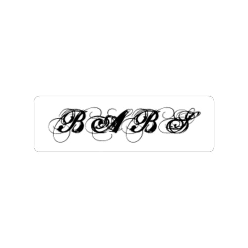 Transparent Outdoor Stickers, Die-Cut, 1pcs