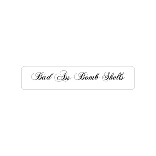 Transparent Outdoor Stickers, Die-Cut, 1pcs