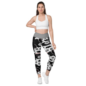 Crossover leggings with pockets 06