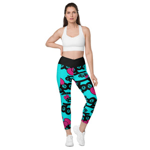 Crossover leggings with pockets 02