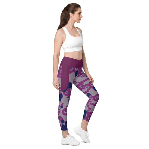 Crossover leggings with pockets 09